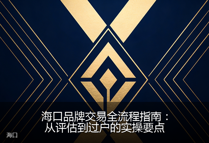海口品牌交易全流程指南：从评估到过户的实操要点