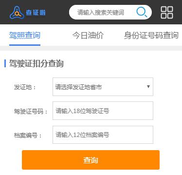 个人驾驶证查询(个人驾驶证信息查询)